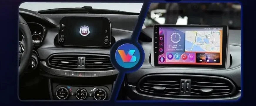 Navigatie Fiat Tipo (2016-2020), Ecran 9 inch, 4GB RAM 64GB, 8-core