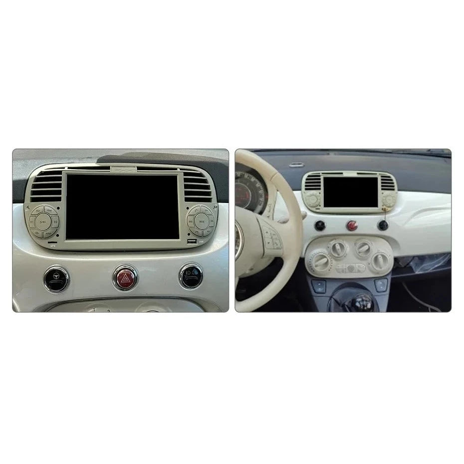 Navigatie Fiat 500 (2007-2015), Ecran 9 inch, 6GB RAM 128GB, 8-core