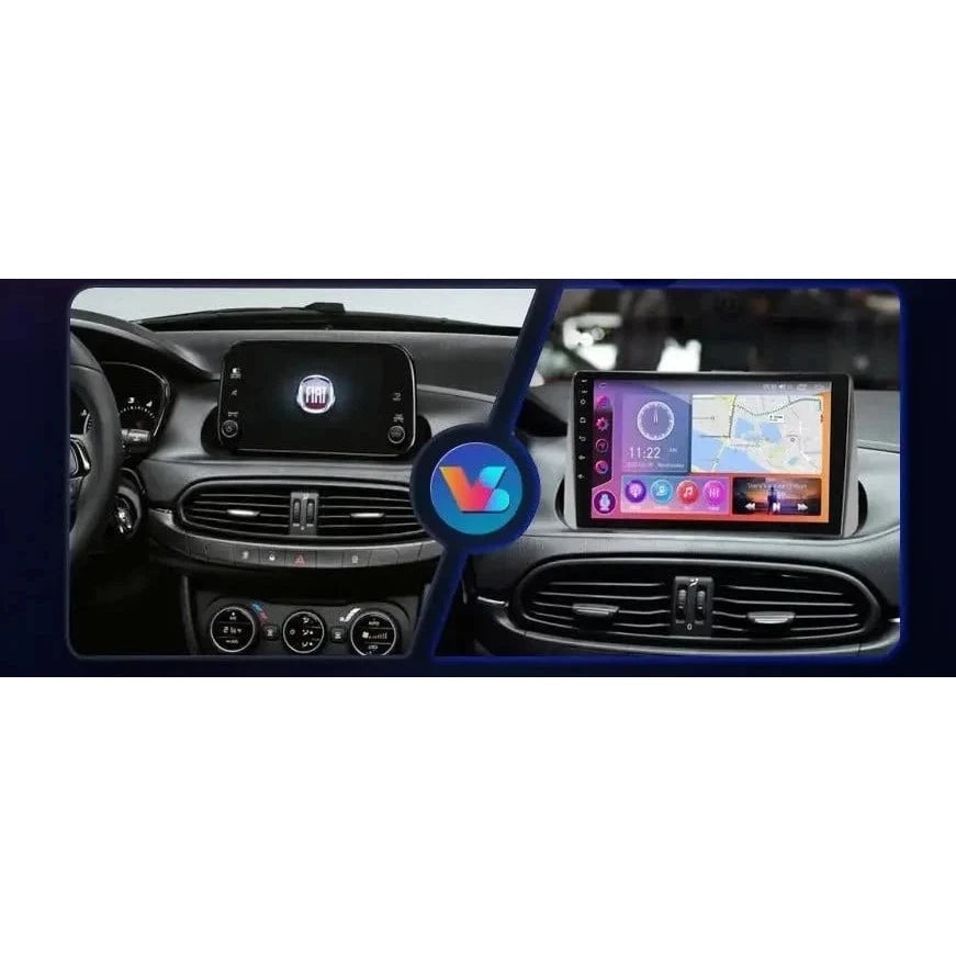 Navigatie Fiat Tipo (2016-2020), Ecran 9 inch, 8GB RAM 256GB, 8-core
