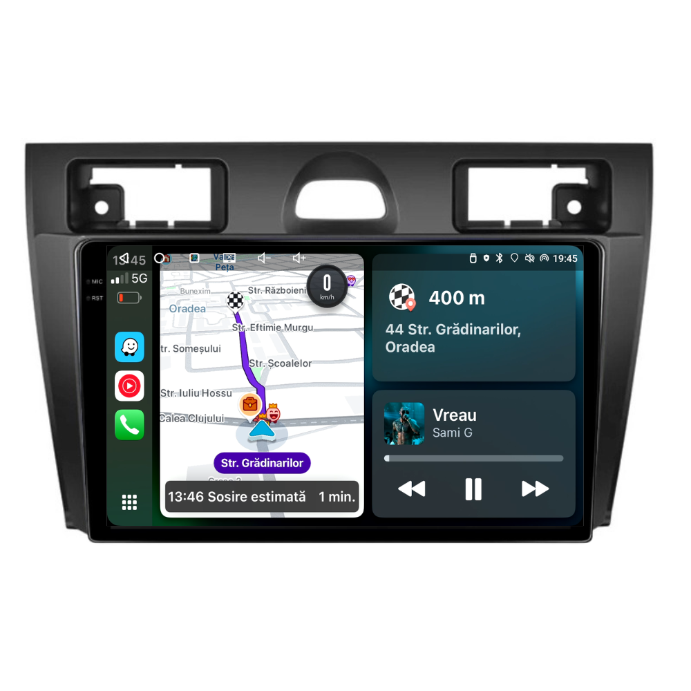 Navigatie Ford Fiesta (2002-2008), Android, Ecran 9 inch, 8GB RAM 256GB, 8-core