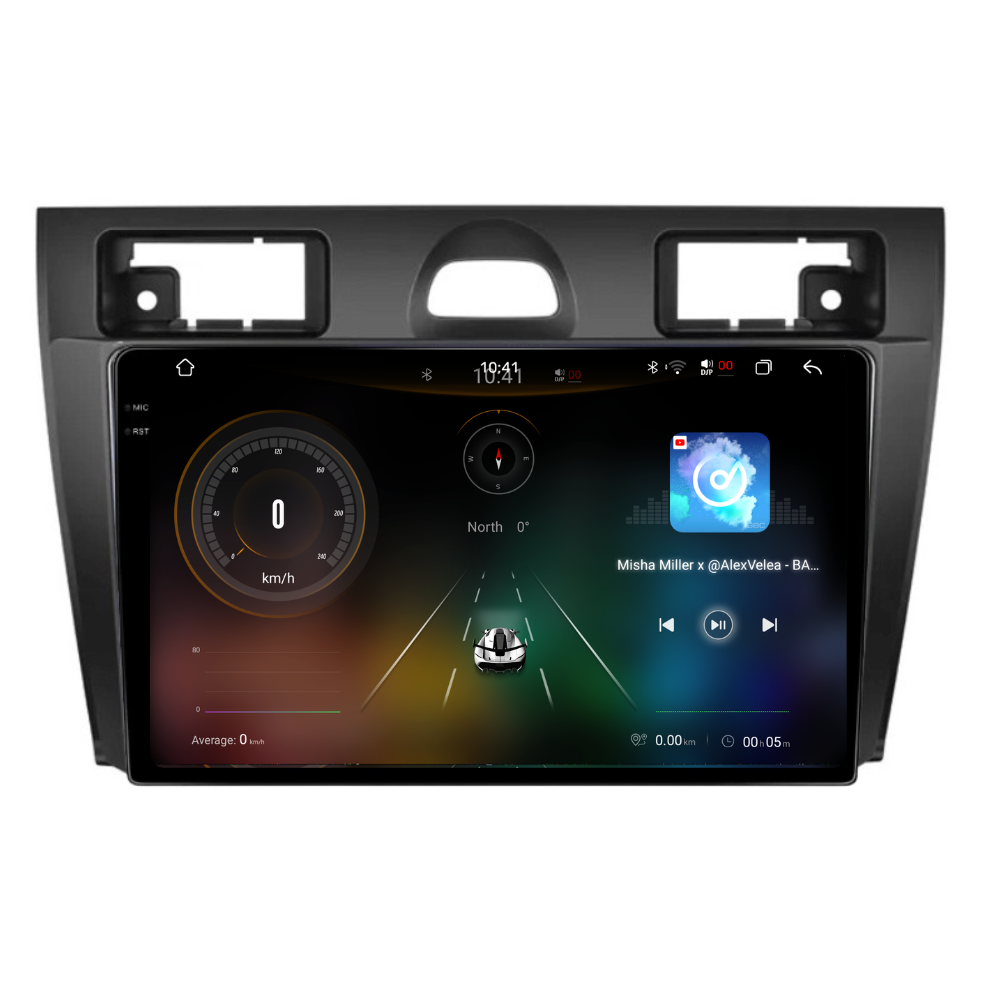 Navigatie Ford Fiesta (2002-2008), Android, Ecran 9 inch 2K, 12GB RAM 256GB, 8-core