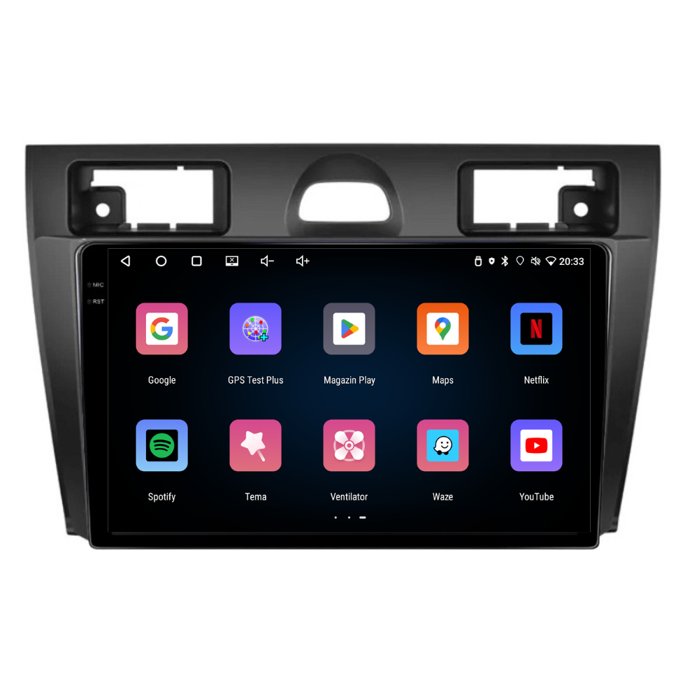 Navigatie Ford Fiesta (2002-2008), Android, Ecran 9 inch, 4GB RAM 64GB, 4-core