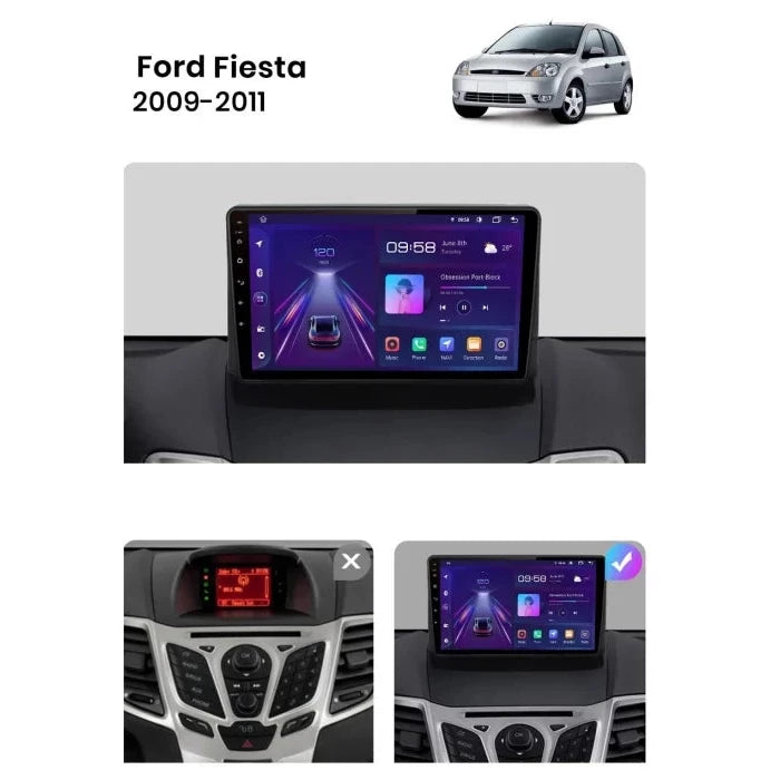 Navigatie Ford Fiesta (2012-2017), Android 12, 1GB RAM 32GB