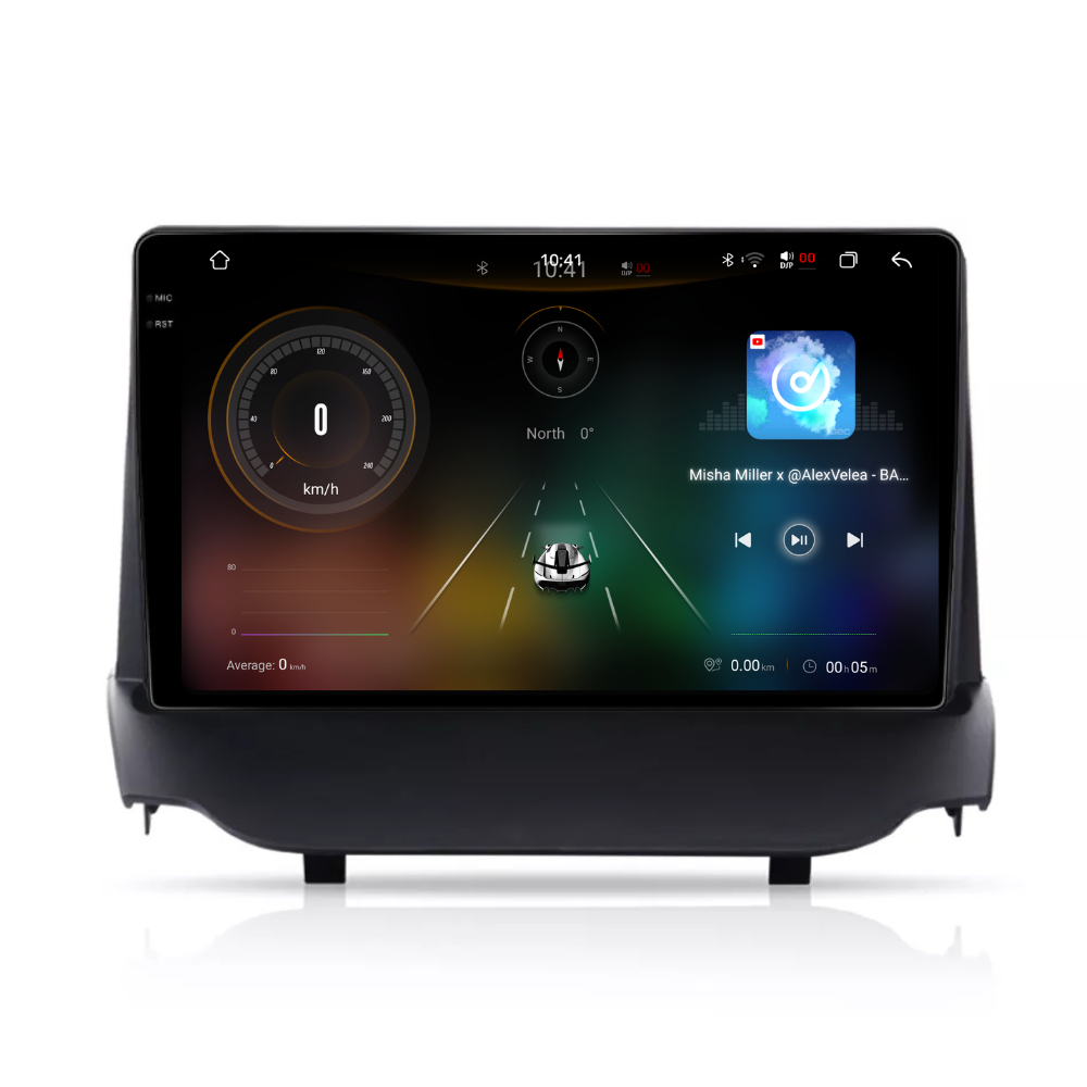 Navigatie Ford Fiesta (2009-2011), Android, Ecran 9 inch 2K, 12GB RAM 256GB, 8-core