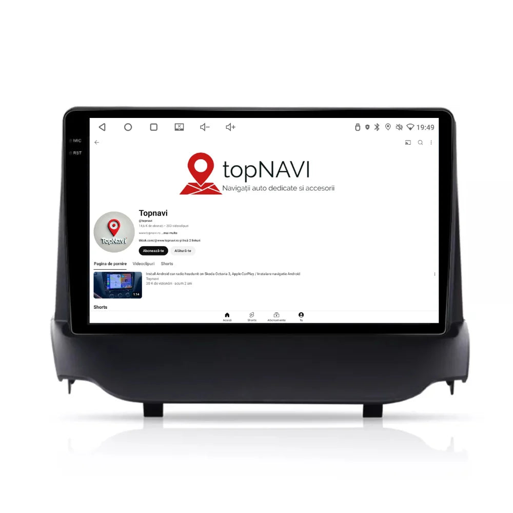 Navigatie Ford Fiesta (2012-2017), Android, Ecran 2K, 8GB RAM 256GB, 8-core