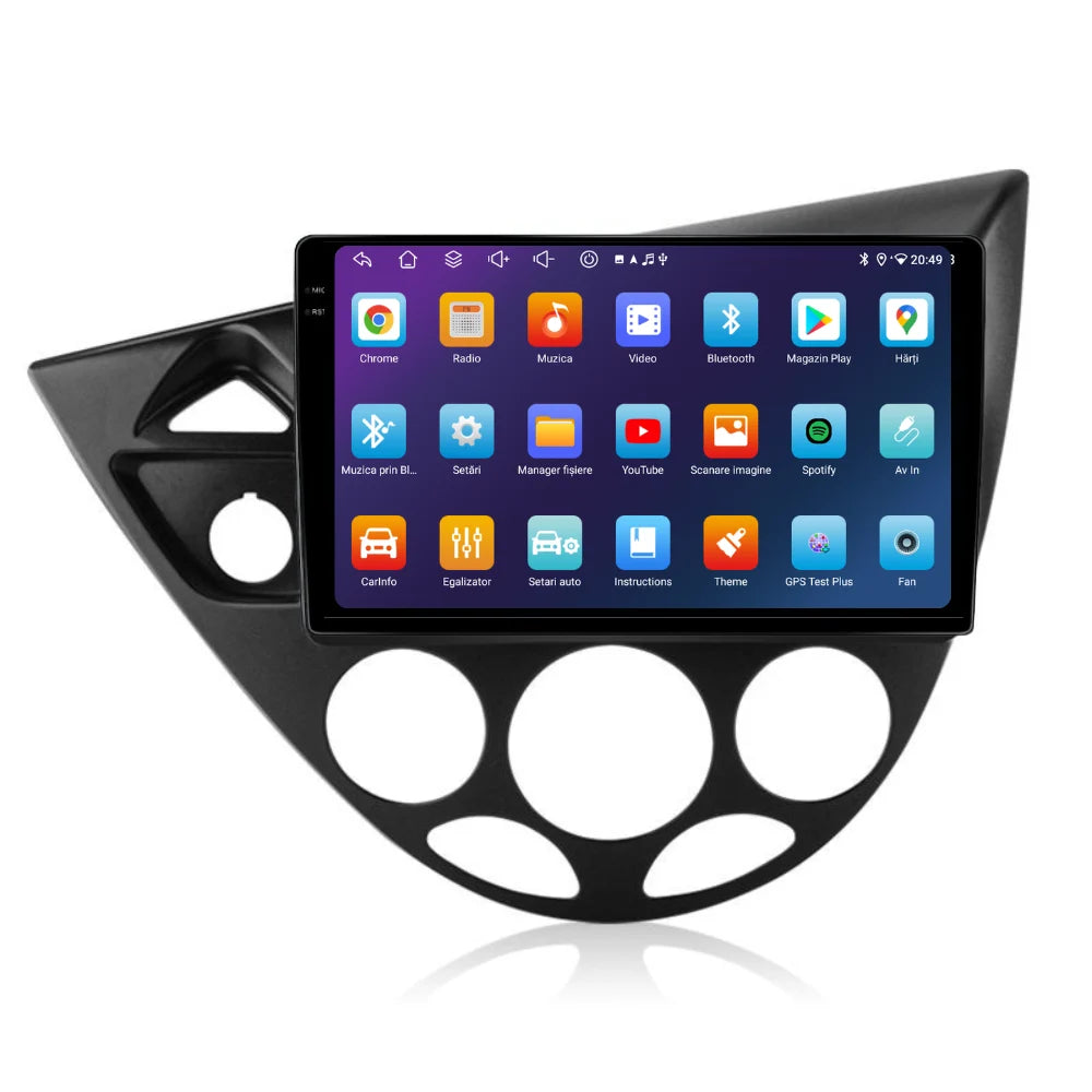 Navigatie Ford Focus 1 (1998-2004), Android, Ecran 9 inch, 6GB RAM 128GB, 8-core