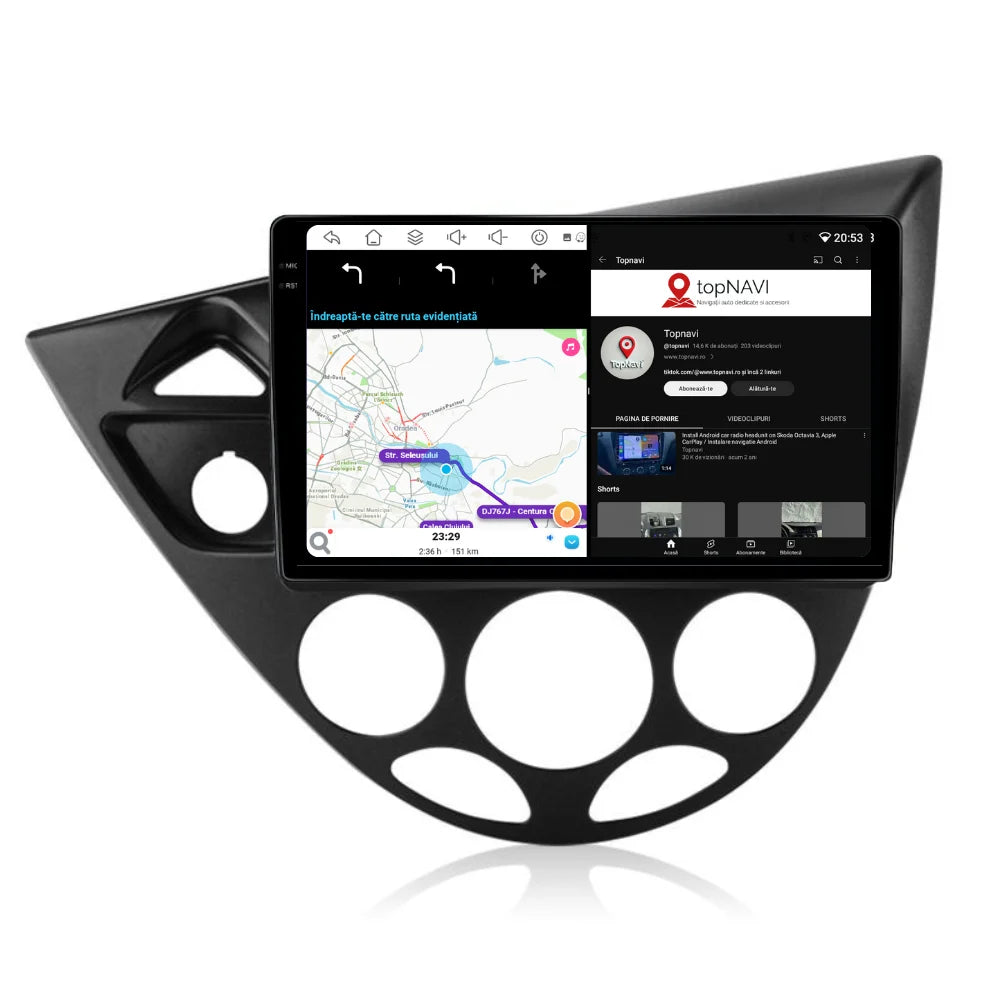 Navigatie Ford Focus 1 (1998-2004), Android, Ecran 2K, 8GB RAM 256GB, 8-core