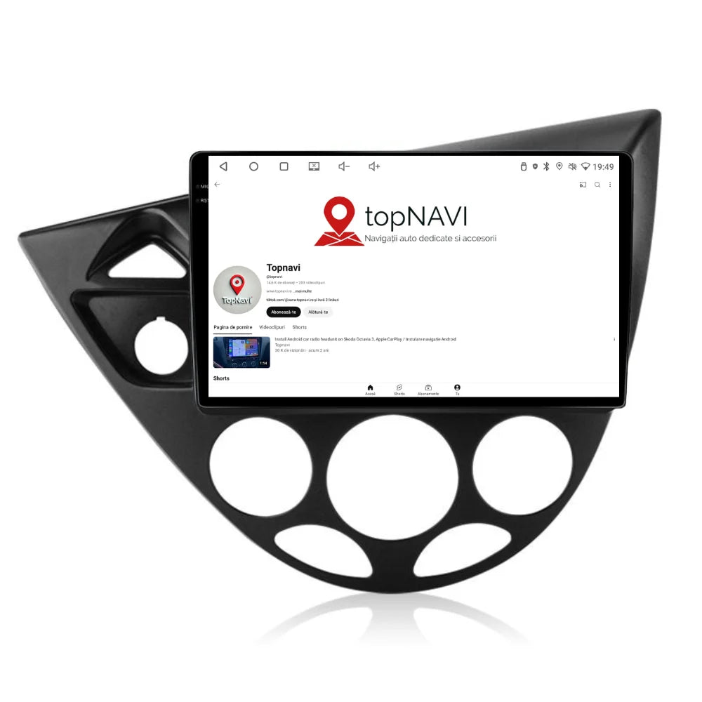 Navigatie Ford Focus 1 (1998-2004), Android, Ecran 9 inch 2K, 12GB RAM 256GB, 8-core