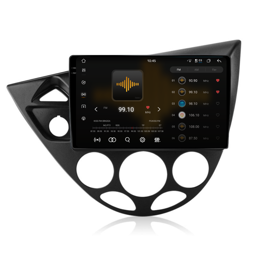 Navigatie Ford Focus 1 (1998-2004), Android, Ecran 9 inch 2K, 12GB RAM 256GB, 8-core