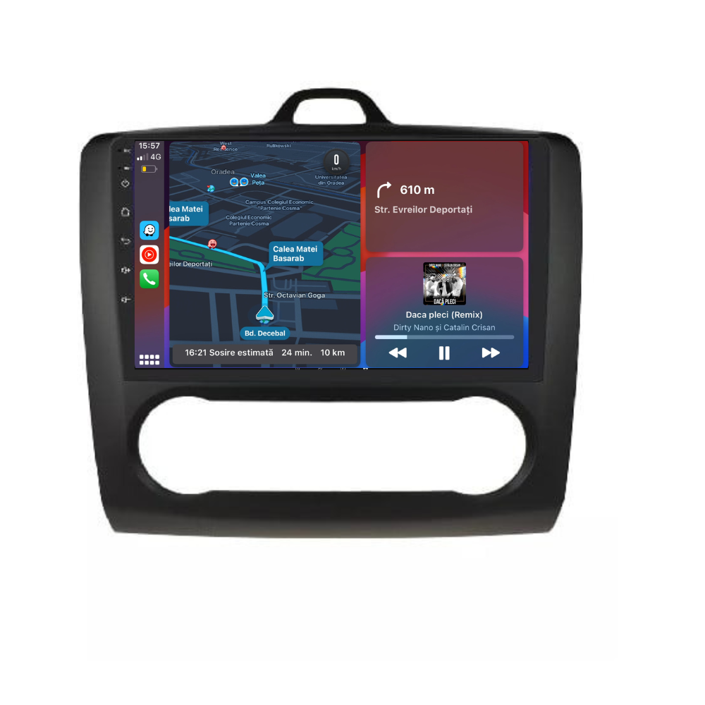 Navigatie Ford Focus (2004-2011), Android 12, 1GB RAM 32GB