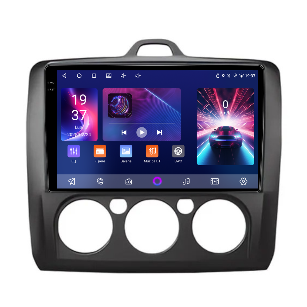 Navigație Ford Focus (2004-2012), Android, Ecran 9 inch, 4GB RAM 64GB, 4-core