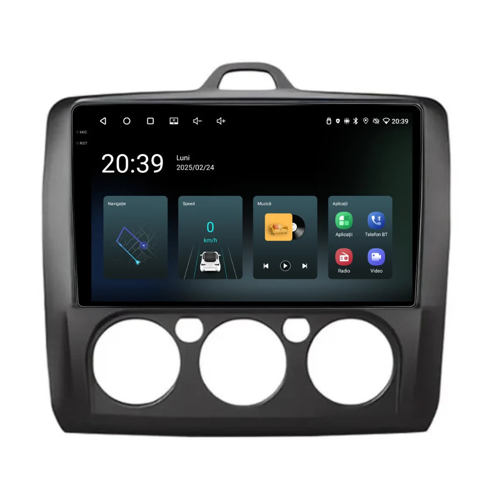 Navigație Ford Focus (2004-2012), Android, Ecran 9 inch, 4GB RAM 64GB, 4-core