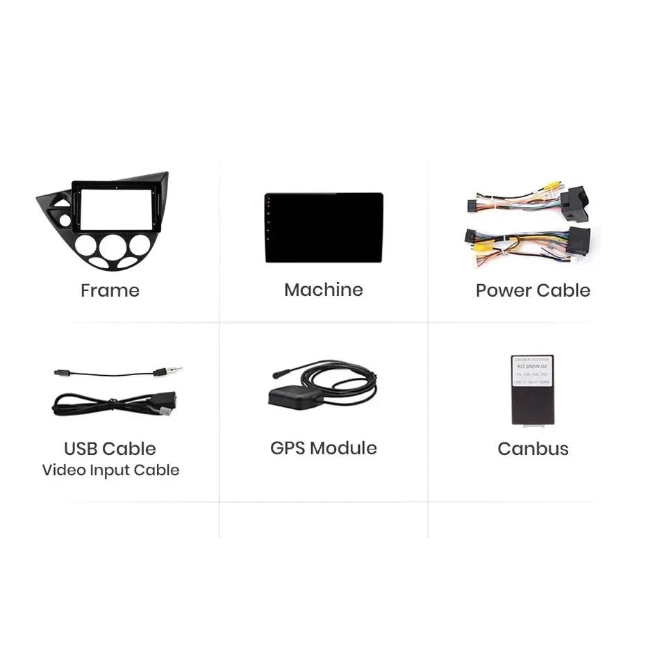 Navigatie Ford Focus 1 1(998-2004), Android, 1GB RAM 32GB, carplay / android auto