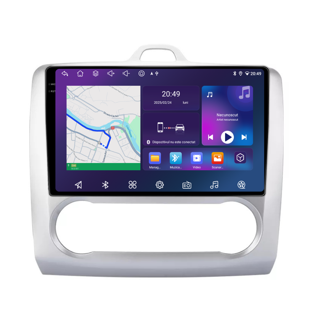 Navigatie Ford Focus (2004-2012), Android, Ecran 9 inch, 6GB RAM 128GB, 8-core