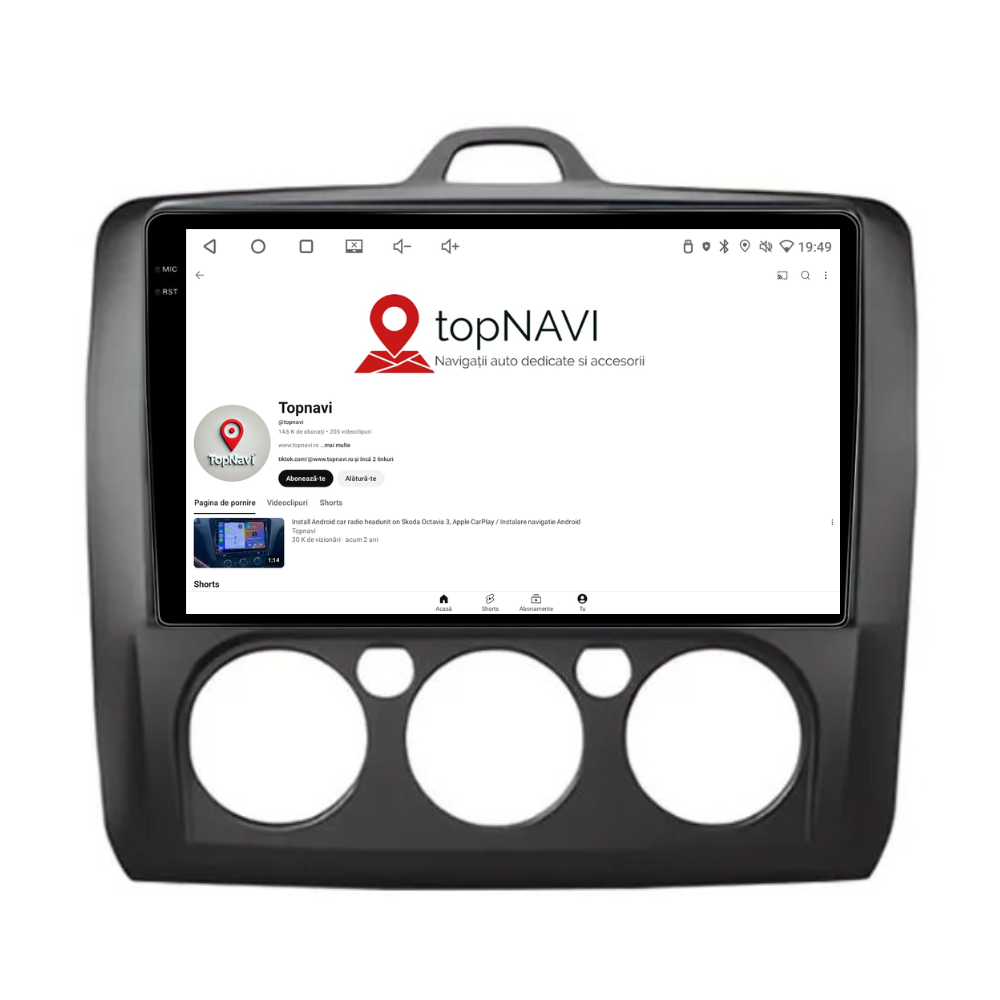 Navigatie Ford Focus (2004-2012), Android, Ecran 9 inch, 4GB RAM 64GB, 8-core