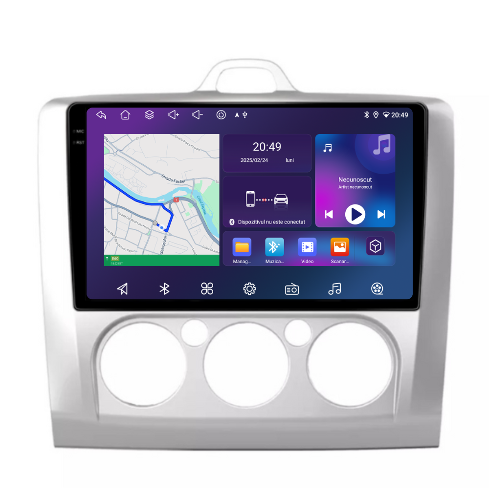 Navigatie Ford Focus (2004-2012), Android, Ecran 9 inch, 6GB RAM 128GB, 8-core