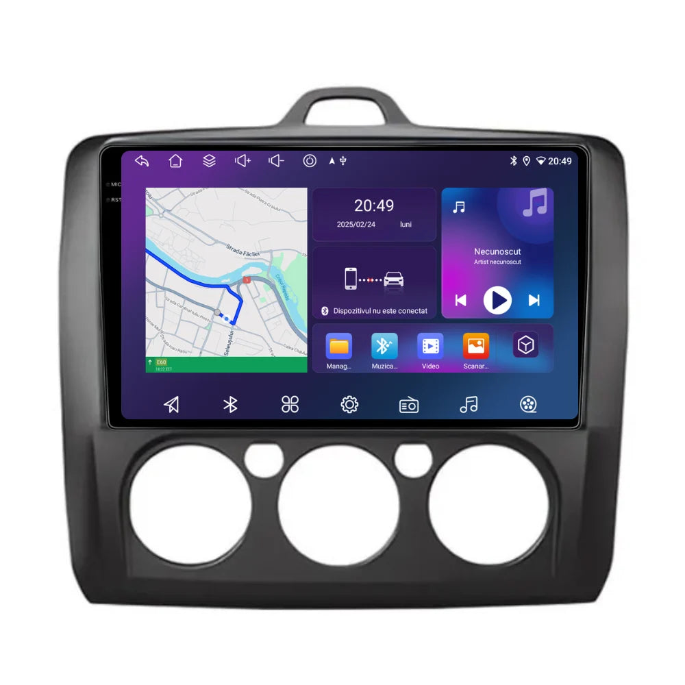 Navigatie Ford Focus (2004-2012), Android, Ecran 9 inch, 4GB RAM 64GB, 8-core