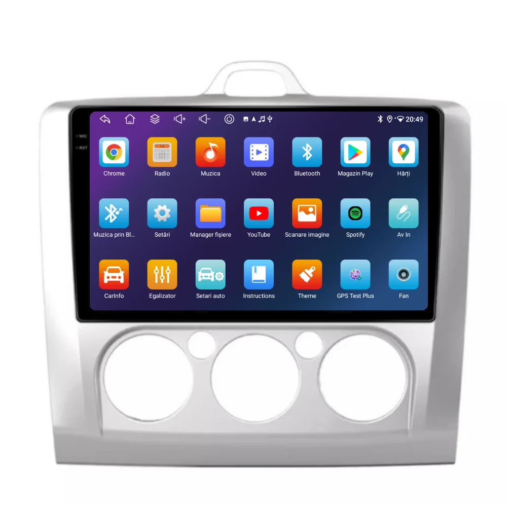 Navigatie Ford Focus (2004-2012), Android, Ecran 9 inch, 6GB RAM 128GB, 8-core