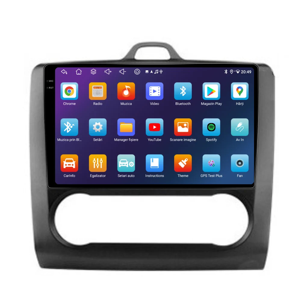 Navigatie Ford Focus (2004-2012), Android, Ecran 9 inch, 6GB RAM 128GB, 8-core
