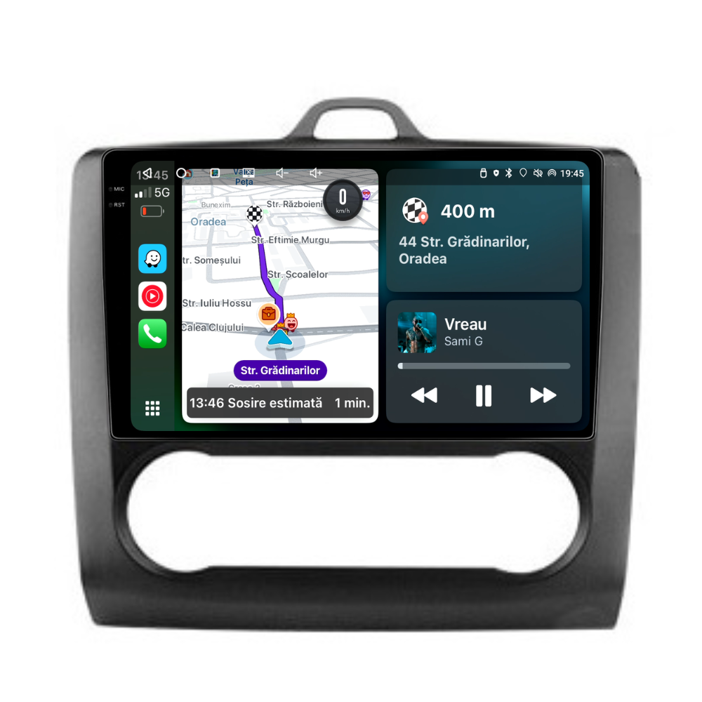 Navigatie Ford Focus (2004-2012), Android, Ecran 9 inch, 8GB RAM 256GB, 8-core