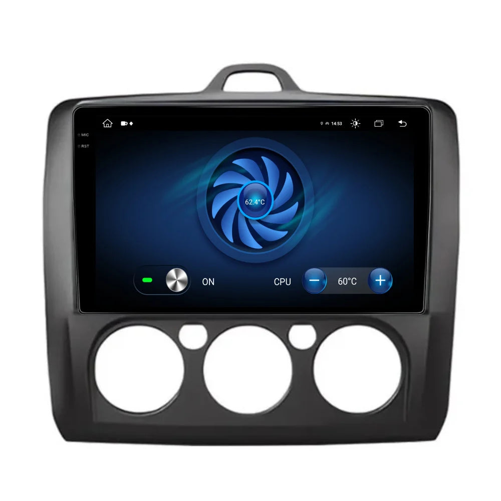 Navigatie Ford Focus 2004-2011, Android 13,Ecran 2K, 4GB RAM 64GB, Octa Core, carplay /android auto,rama negru AC