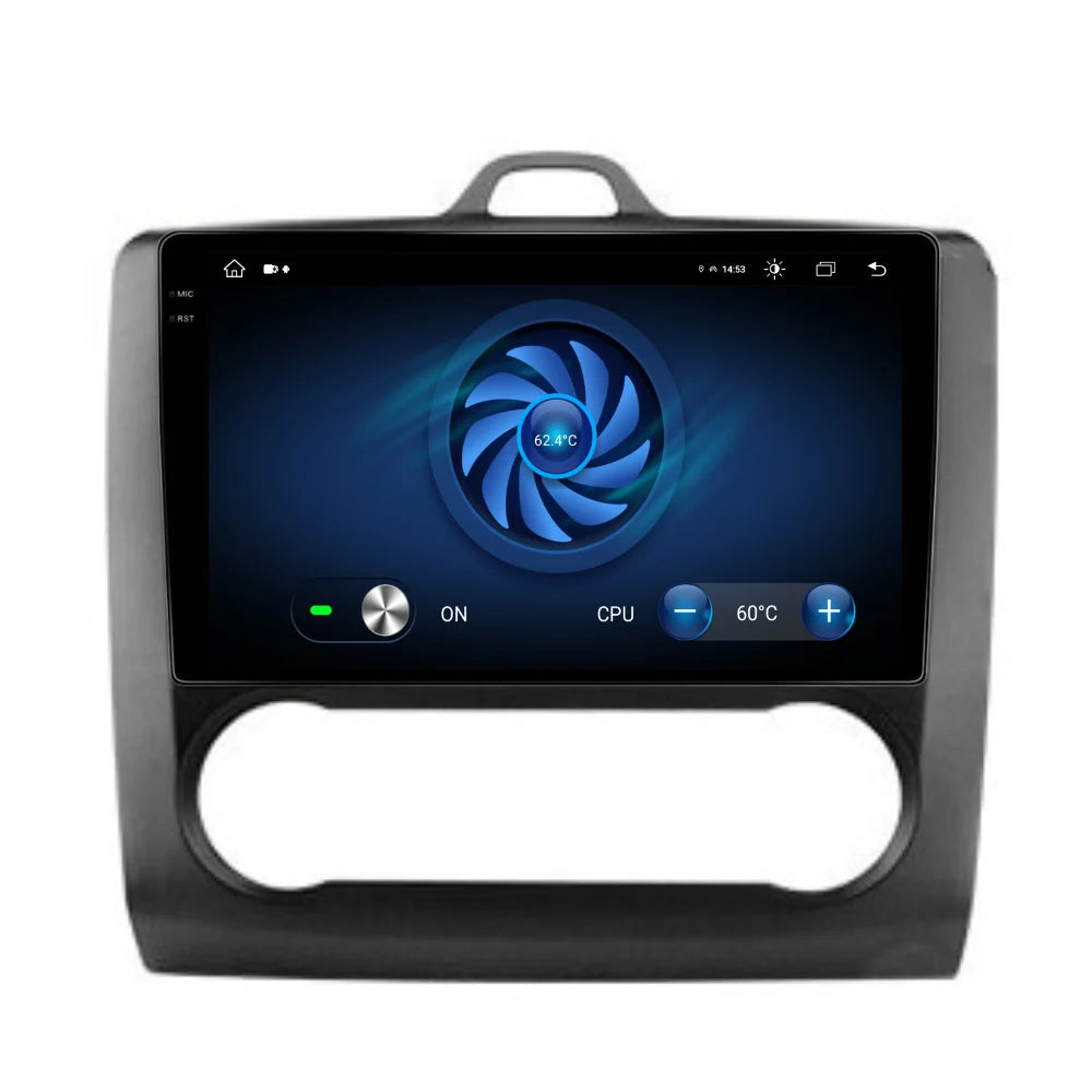 Navigatie Ford Focus 2004-2011, Android 13,Ecran 2K, 4GB RAM 64GB, Octa Core, carplay /android auto,rama negru clima