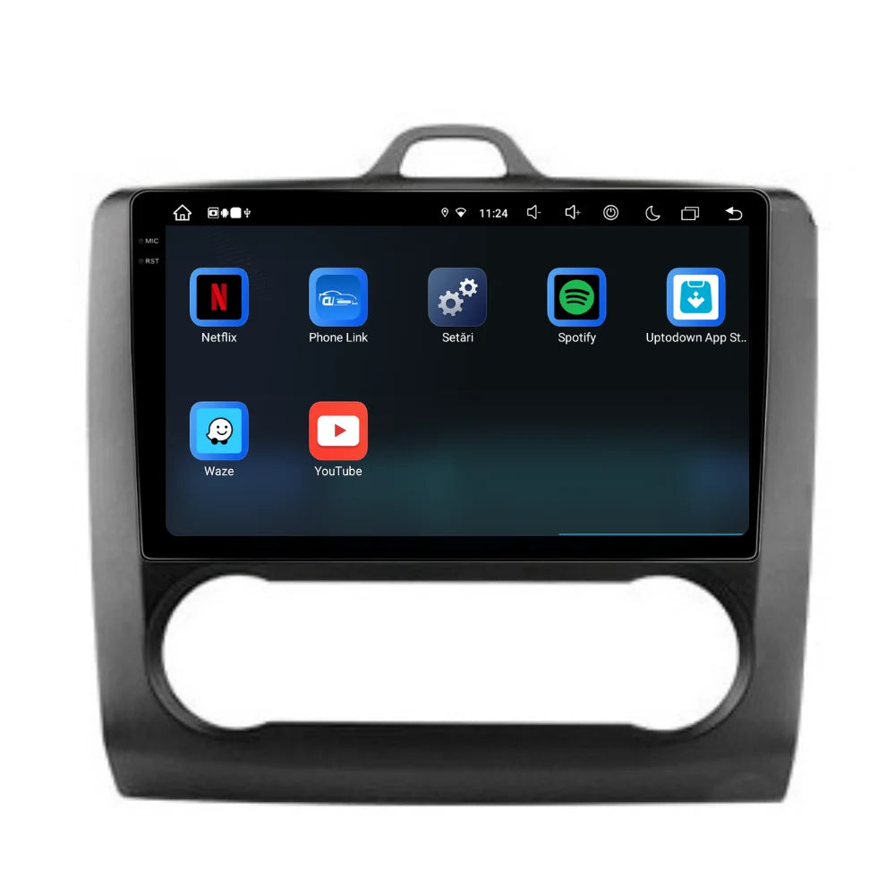 Navigatie Ford Focus 2004-2011, Android 13,Ecran 2K, 8GB RAM 256GB, Octa Core, carplay /android auto,rama negru clima