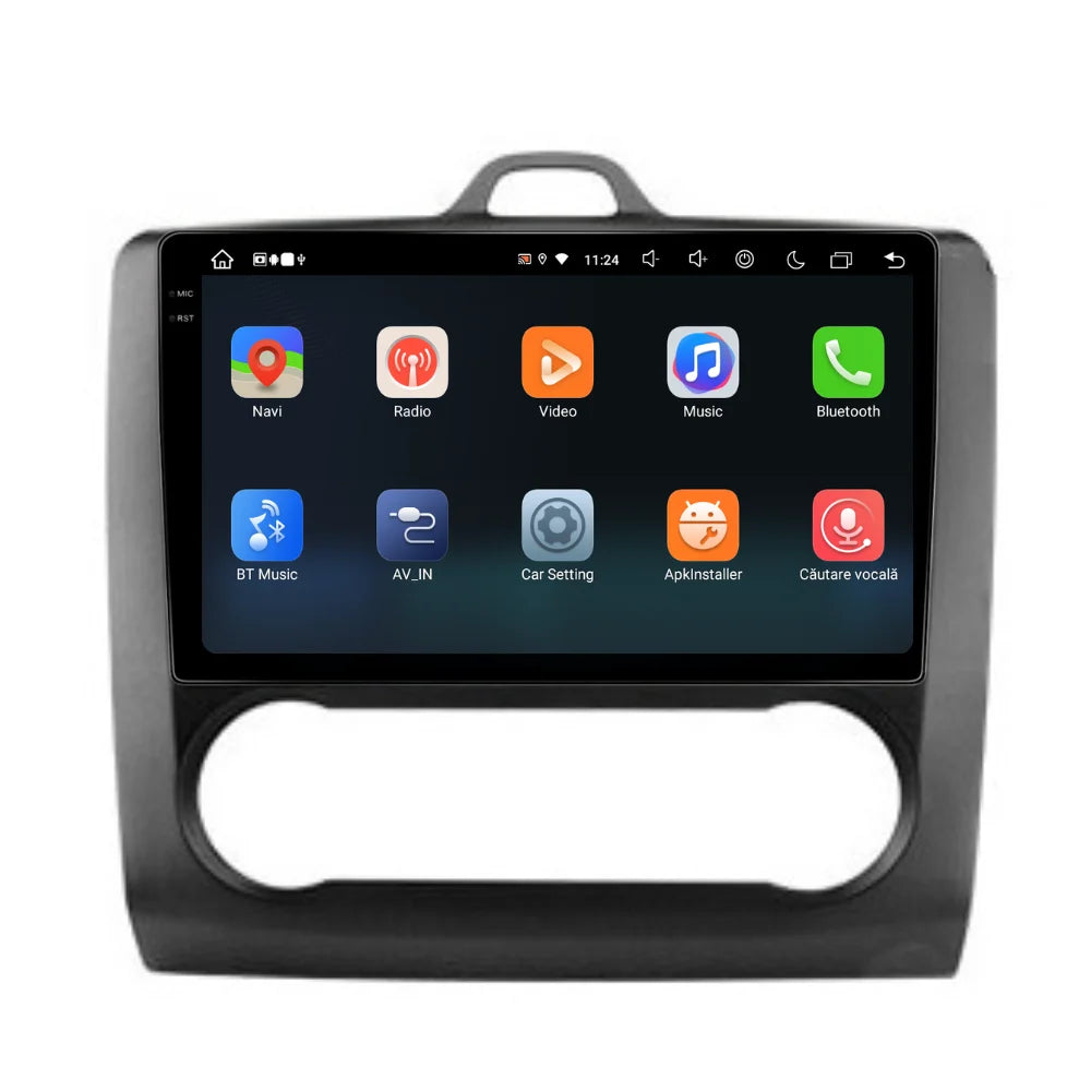 Navigatie Ford Focus 2004-2011, Android 13,Ecran 2K, 8GB RAM 256GB, Octa Core, carplay /android auto,rama negru clima