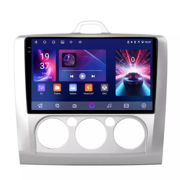 Navigație Ford Focus (2004-2012), Android, Ecran 9 inch, 4GB RAM 64GB, 4-core