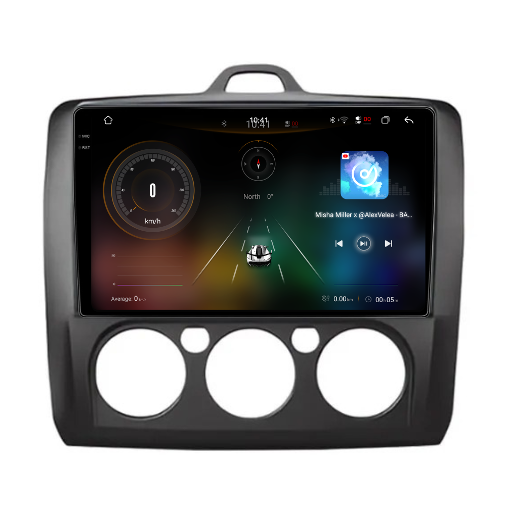 Navigatie Ford Focus (2004-2012), Android, Ecran 9 inch 2K, 12GB RAM 256GB, 8-core