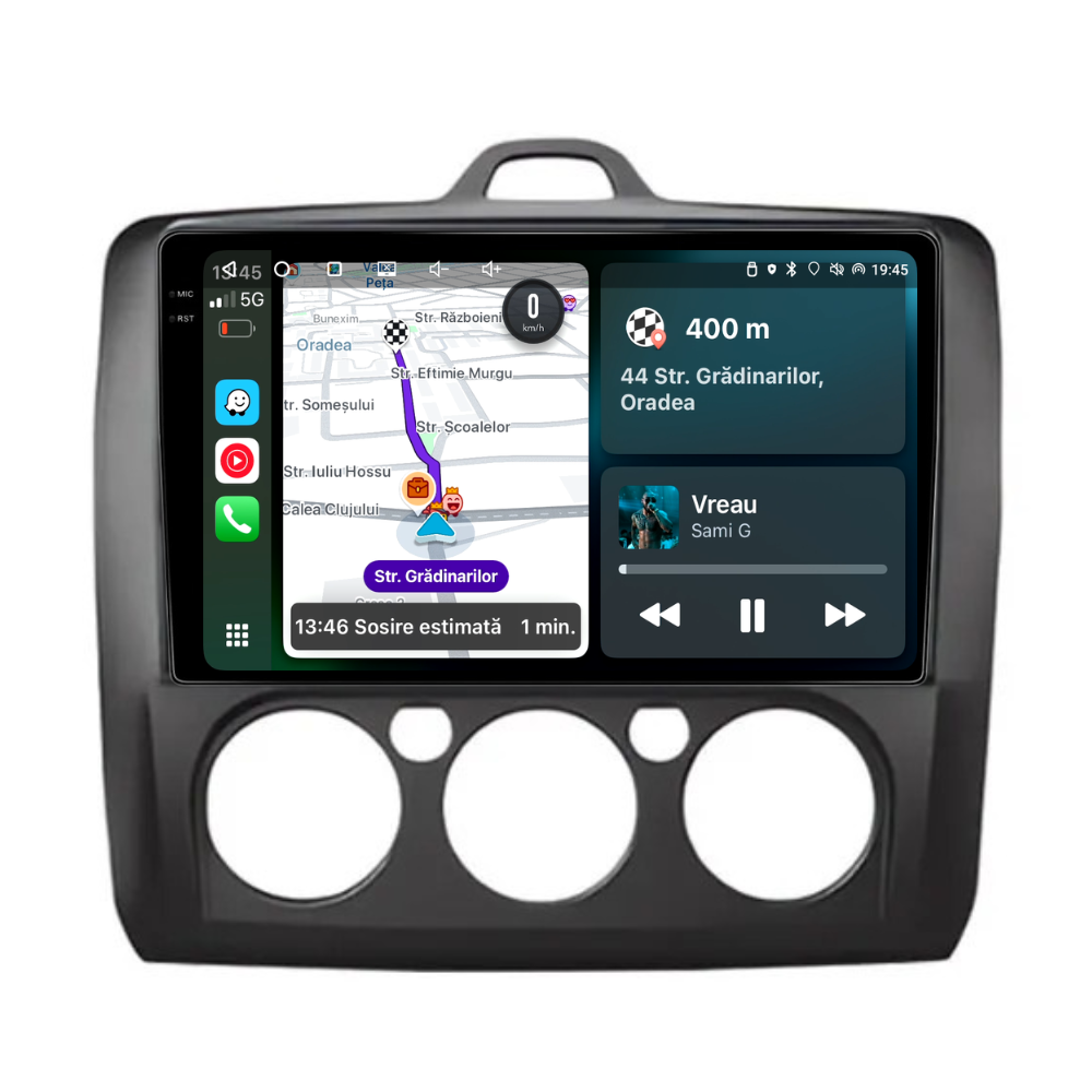 Navigatie Ford Focus (2004-2012), Android, Ecran 9 inch, 8GB RAM 256GB, 8-core