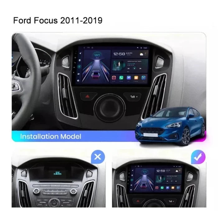 Navigatie Ford Focus 3 (2012-2016), Android 12, 1GB RAM 32GB