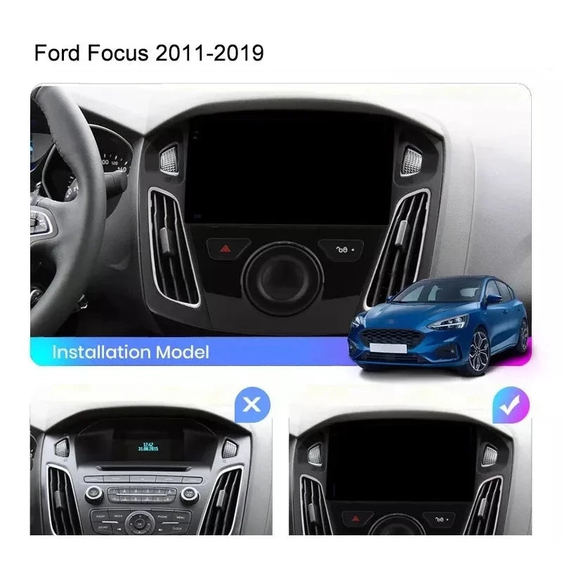 Navigație Ford Focus 3 (2012-2016), Android, Ecran 9 inch, 1GB RAM 32GB