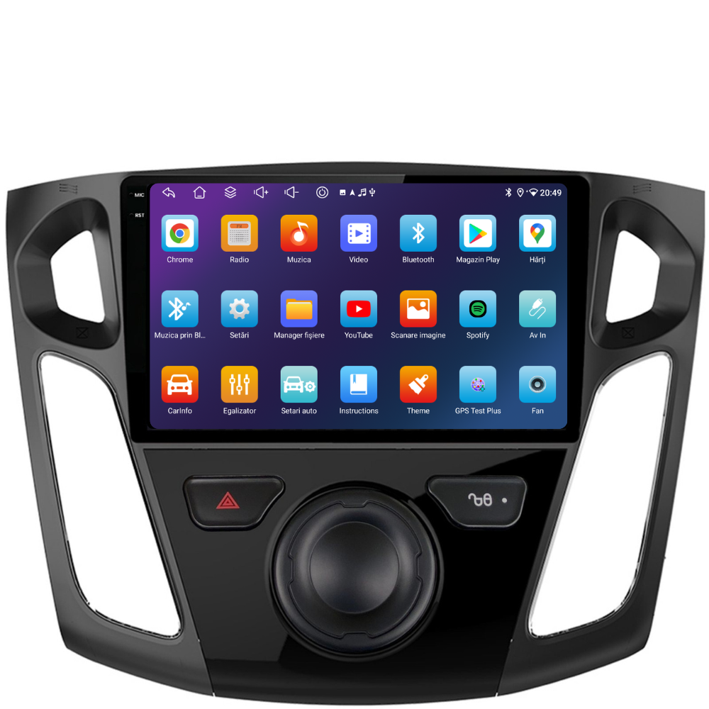 Navigatie Ford Focus 3 (2012-2016), Android, Ecran 9 inch, 6GB RAM 128GB, 8-core