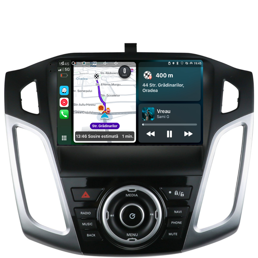 Navigatie Ford Focus 3 (2012-2016), Android, Ecran 9 inch, 6GB RAM 128GB, 8-core