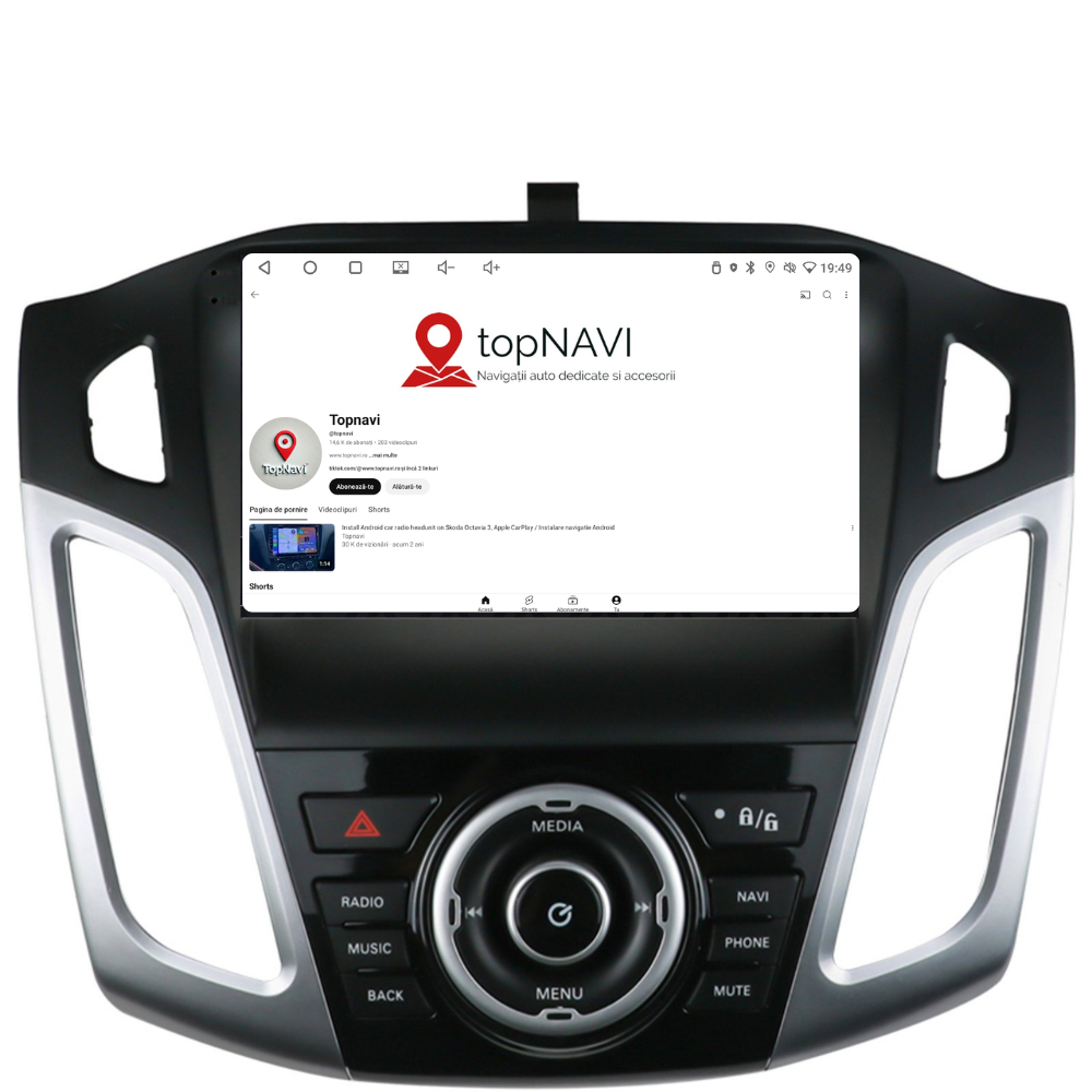 Navigatie Ford Focus 3 (2012-2016), Android, Ecran 9 inch, 4GB RAM 64GB, 8-core