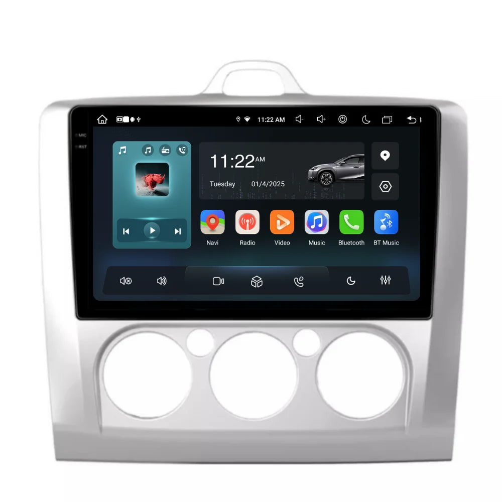 Navigatie Ford Focus (I2004-2012), Android, Ecran 9 inch, 8GB RAM 256GB, 8-core
