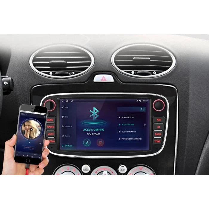 Navigatie Ford Focus (2004-2012), Android, 4GB RAM 64GB, 8-core, negru
