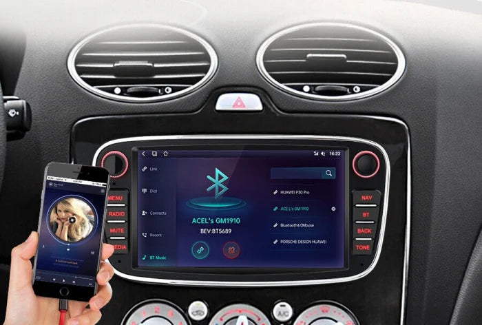 Navigatie Ford C-Max (2003-2010), Android, 1GB RAM 32GB, negru