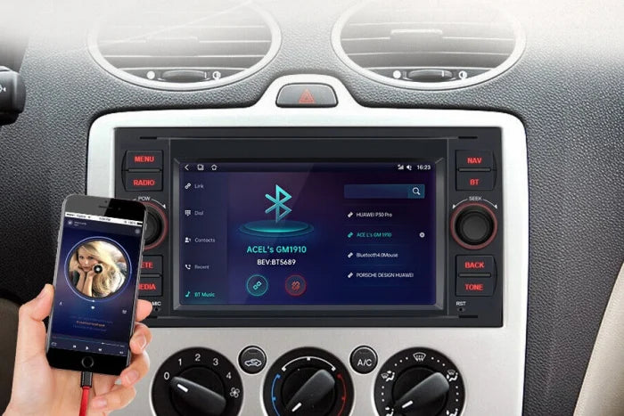 Navigatie Ford Fiesta (2002-2008), Android, 4GB RAM 64GB, 8-core, negru