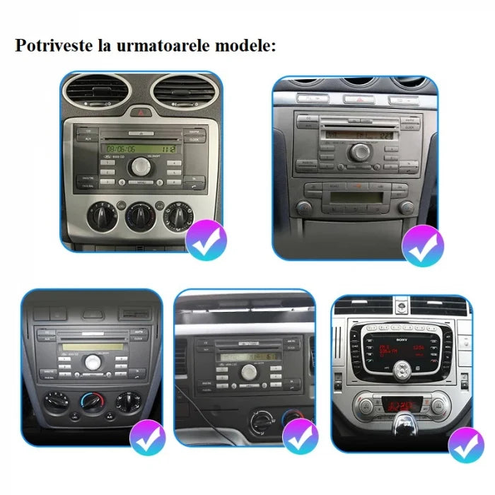 Navigatie Ford Focus (2004-2012), Android, 4GB RAM 64GB, 8-core, negru