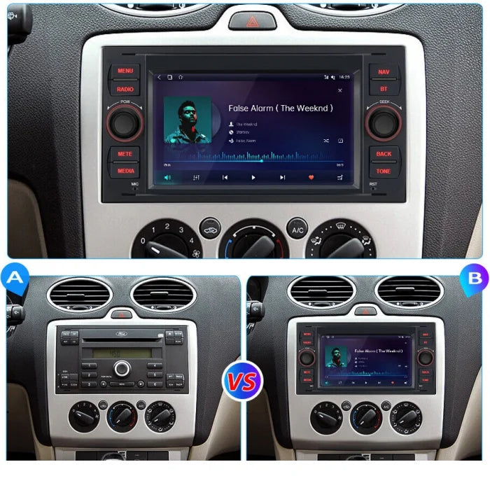 Navigatie Ford C-Max (2003-2010), Android, 4GB RAM 64GB, 8-core, negru