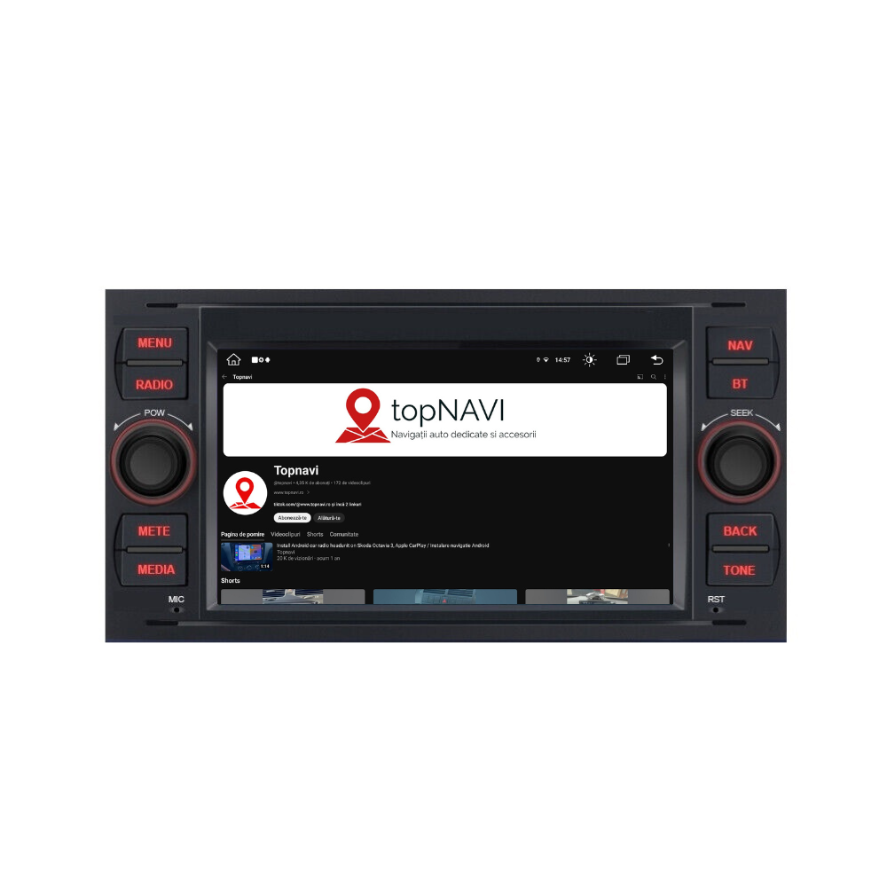 Navigatie Ford Fiesta (2002-2008), Android, 1GB RAM 32GB