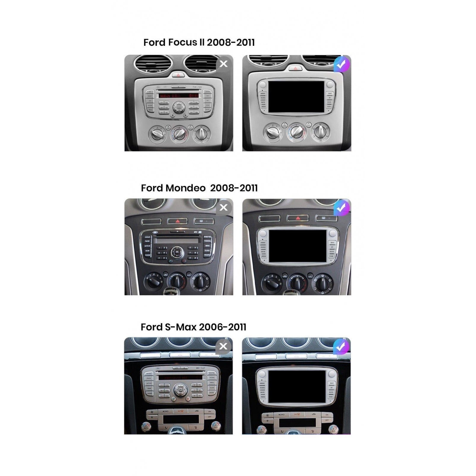 Navigatie Ford S-Max (2006-2015), Android, Ecran 9 inch, 2GB RAM 32GB