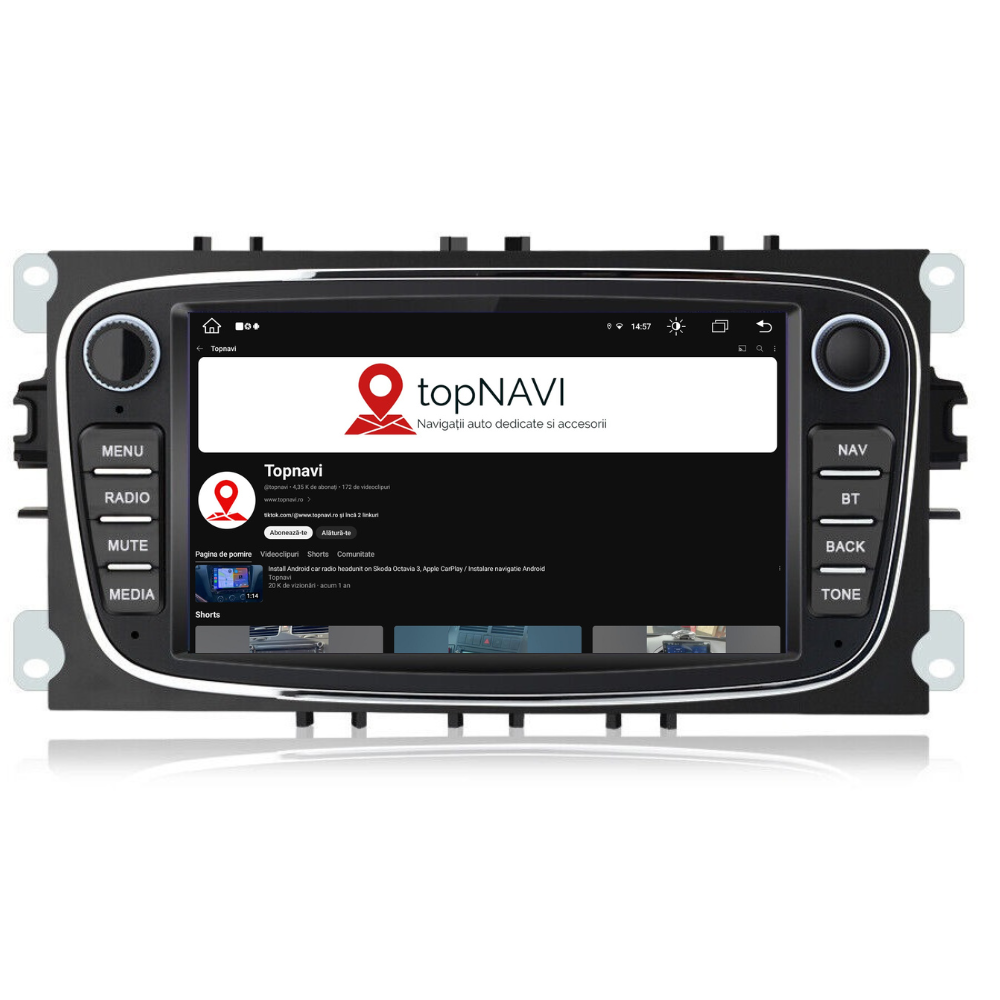 Navigatie Ford Focus (2004-2012), Android, 2GB RAM 32GB, negru