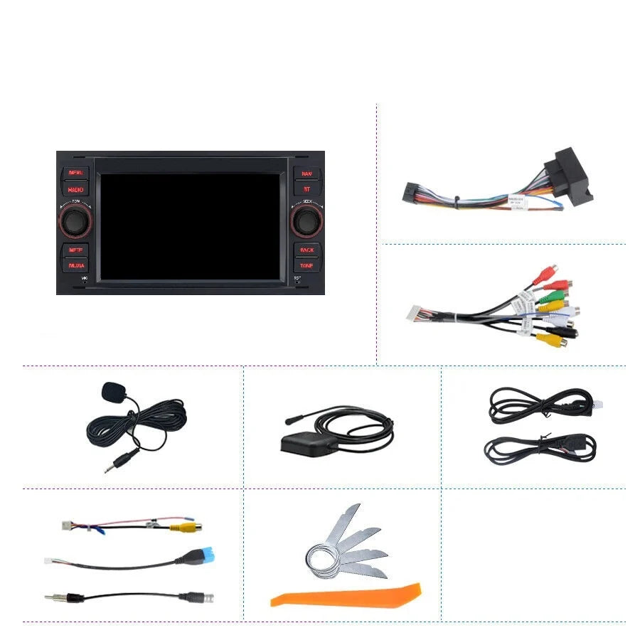 Navigatie Ford Fiesta (2002-2008), Android, 2GB RAM 32GB, negru