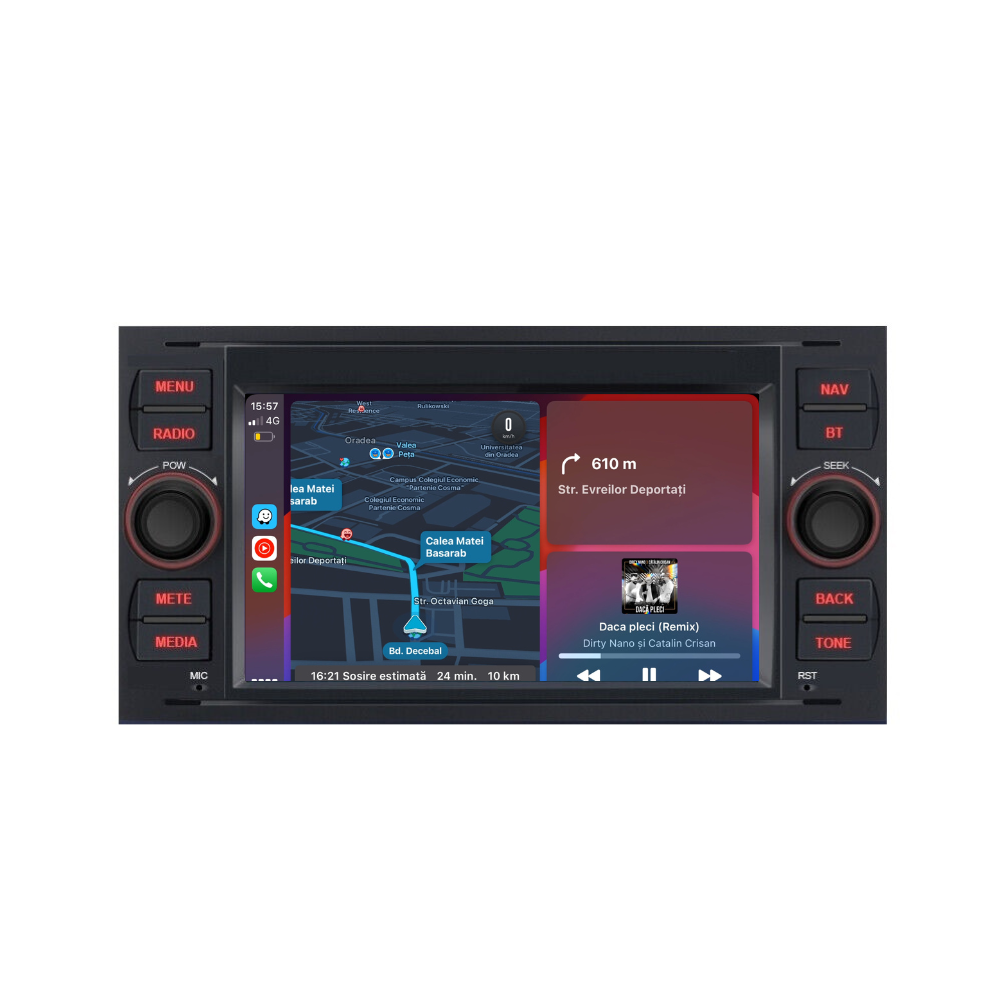 Navigatie Ford Transit (2005 - 2012), Android, 2GB RAM 32GB, negru