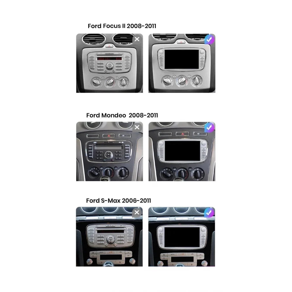 Navigatie Ford Focus (2004-2012), Android, 2GB RAM 32GB, negru