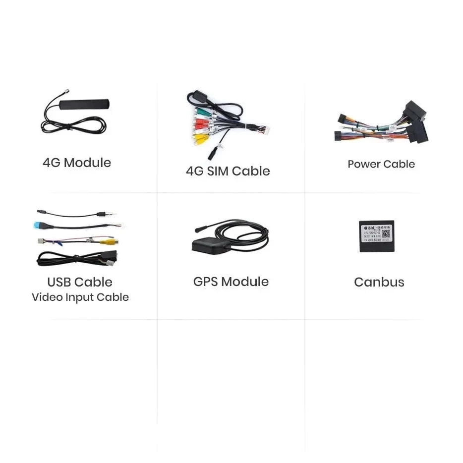 Navigatie Ford Focus (2004-2012), Android, 4GB RAM 64GB, 8-core, negru