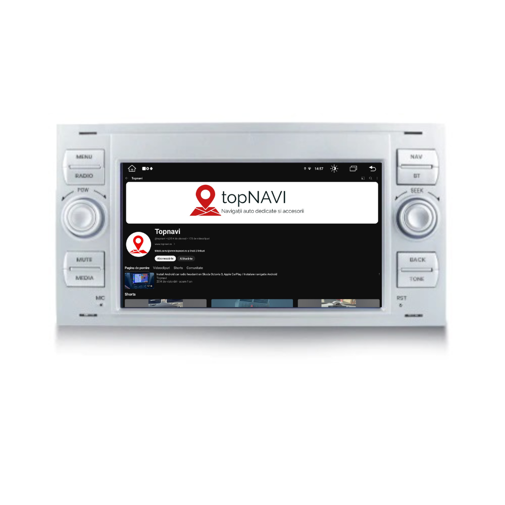 Navigatie Ford Galaxy (2006-2014), Android, 4GB RAM 64GB, 8-core, argintiu